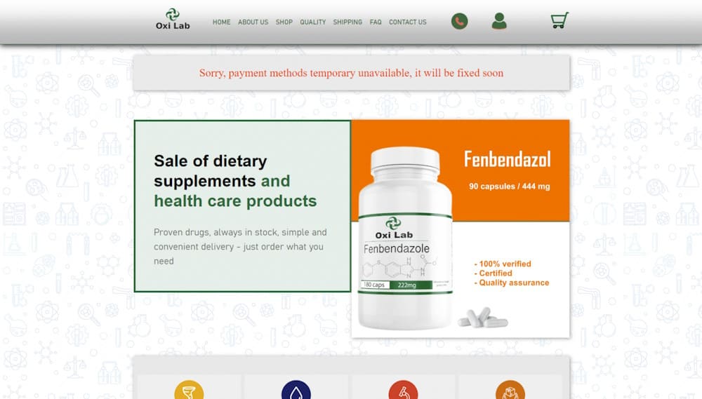 oxilabusa.com - Sale of dietary supplements and health care products